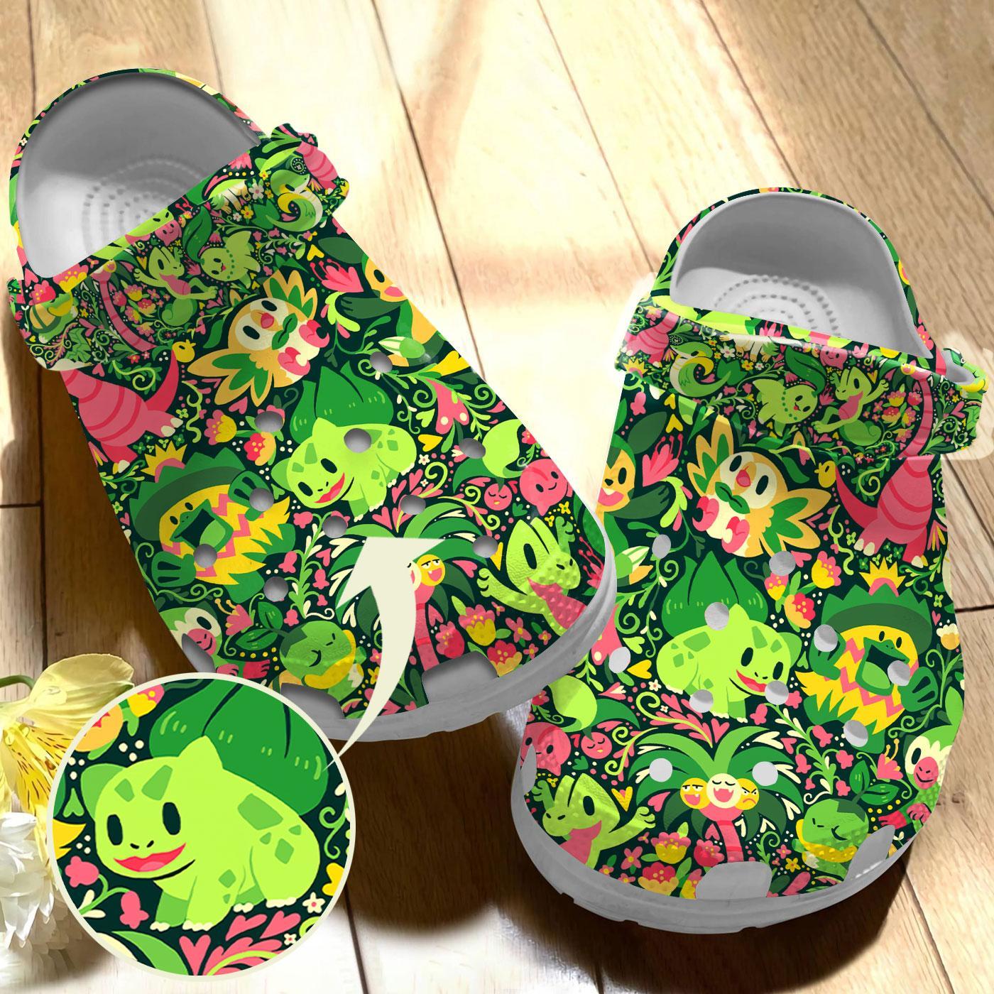 Merchidea Pokemon Anime Crocs Crocband Clogs Shoes Comfortable For Men Women and Kids