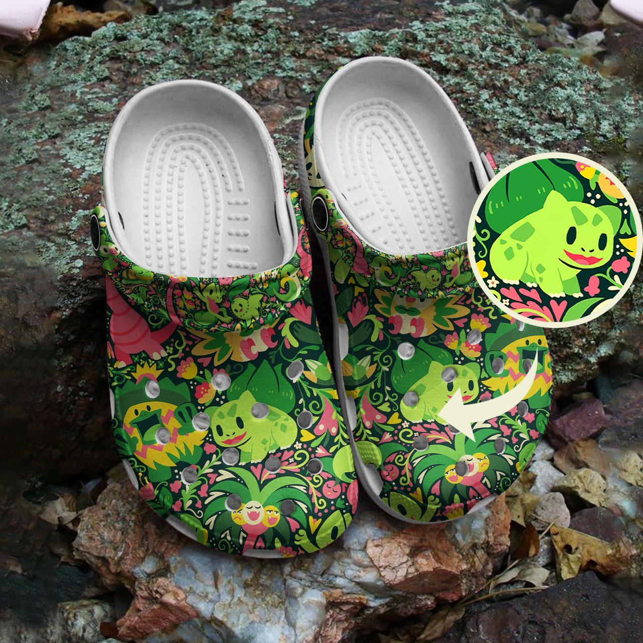 Merchidea Pokemon Anime Crocs Crocband Clogs Shoes Comfortable For Men Women and Kids