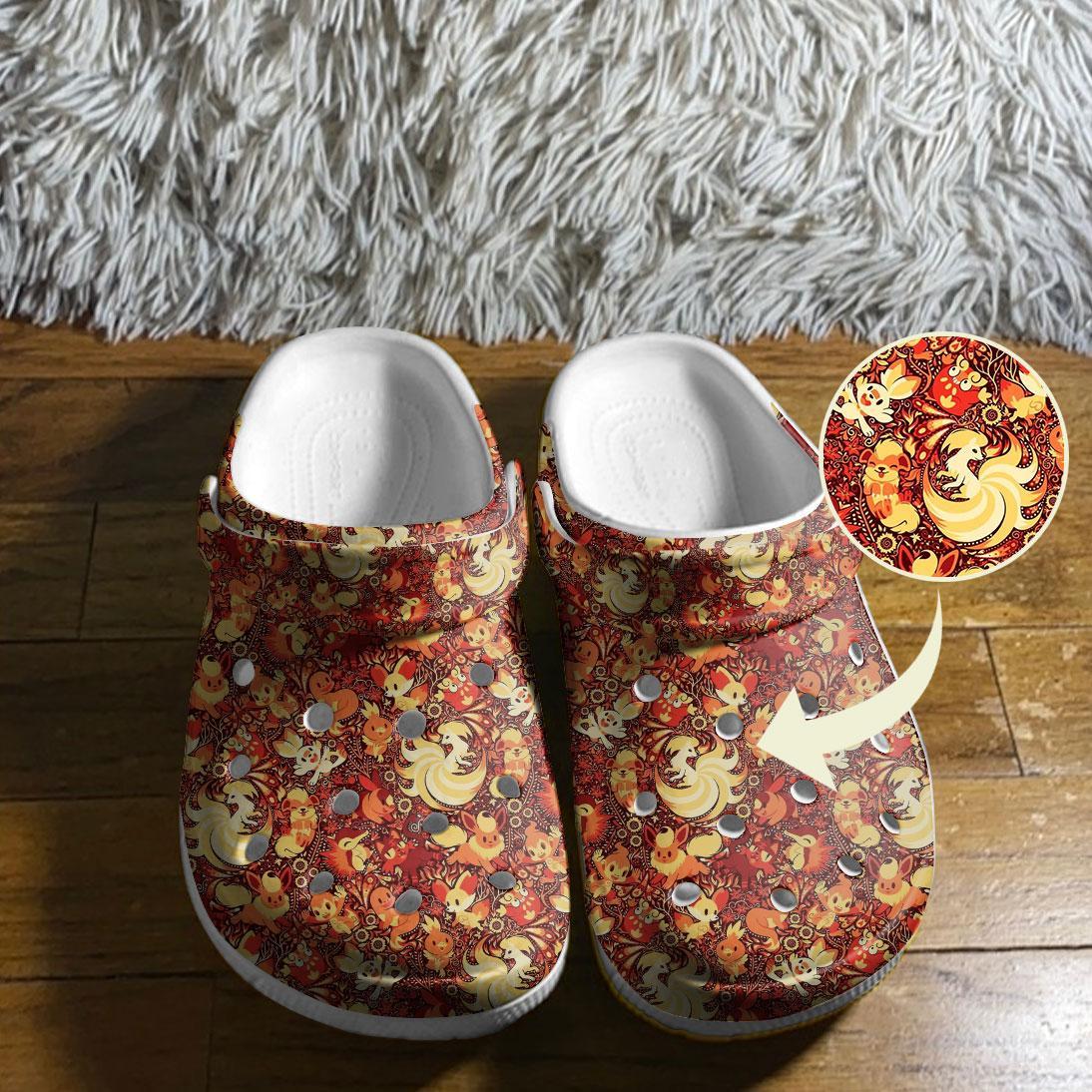 Merchidea Pokemon Anime Crocs Crocband Clogs Shoes Comfortable For Men Women and Kids