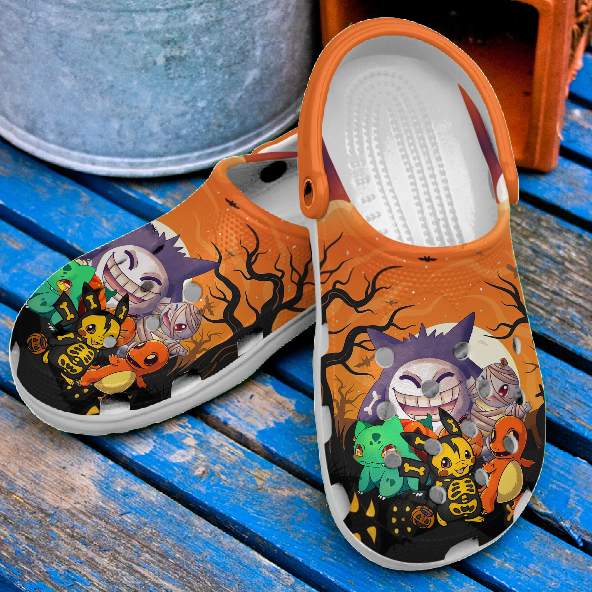 Merchidea Pokemon Cartoon Crocs Crocband Clogs Shoes Comfortable For Men Women and Kids