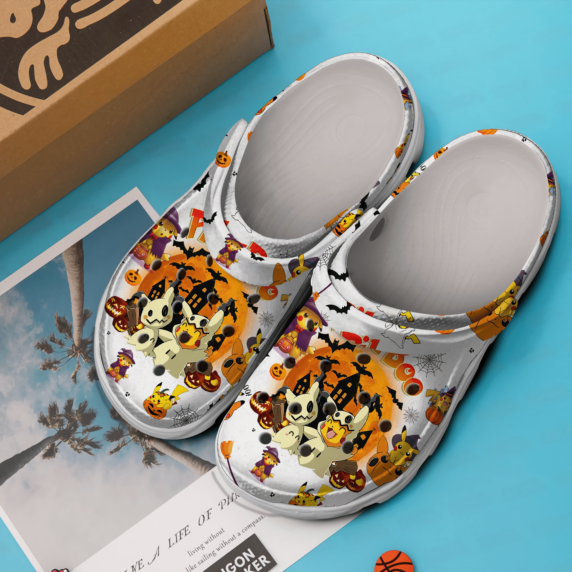 Merchidea Pokemon Cartoon Crocs Crocband Clogs Shoes Comfortable For Men Women and Kids