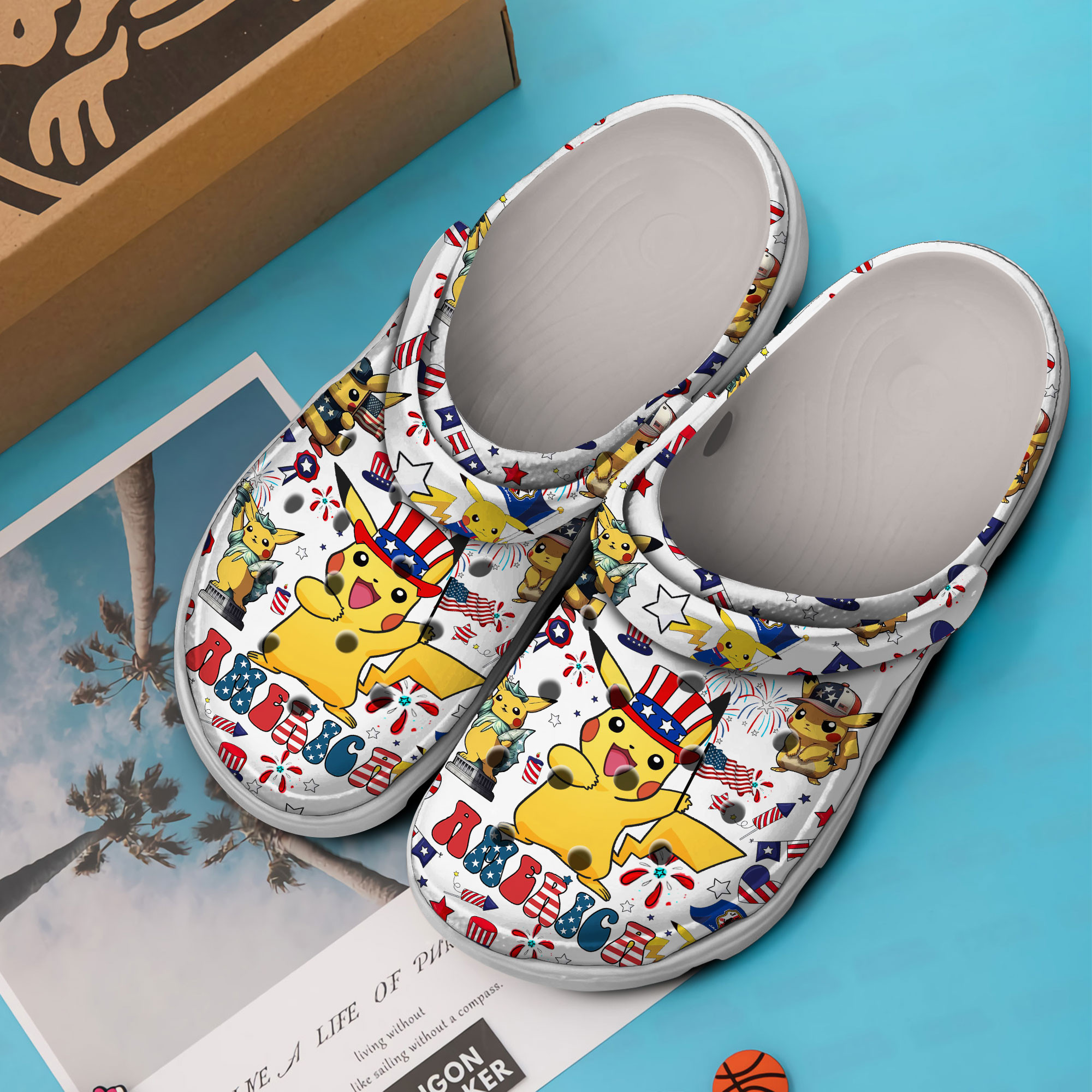 Merchidea Pokemon Cartoon Crocs Crocband Clogs Shoes Comfortable For Men Women and Kids