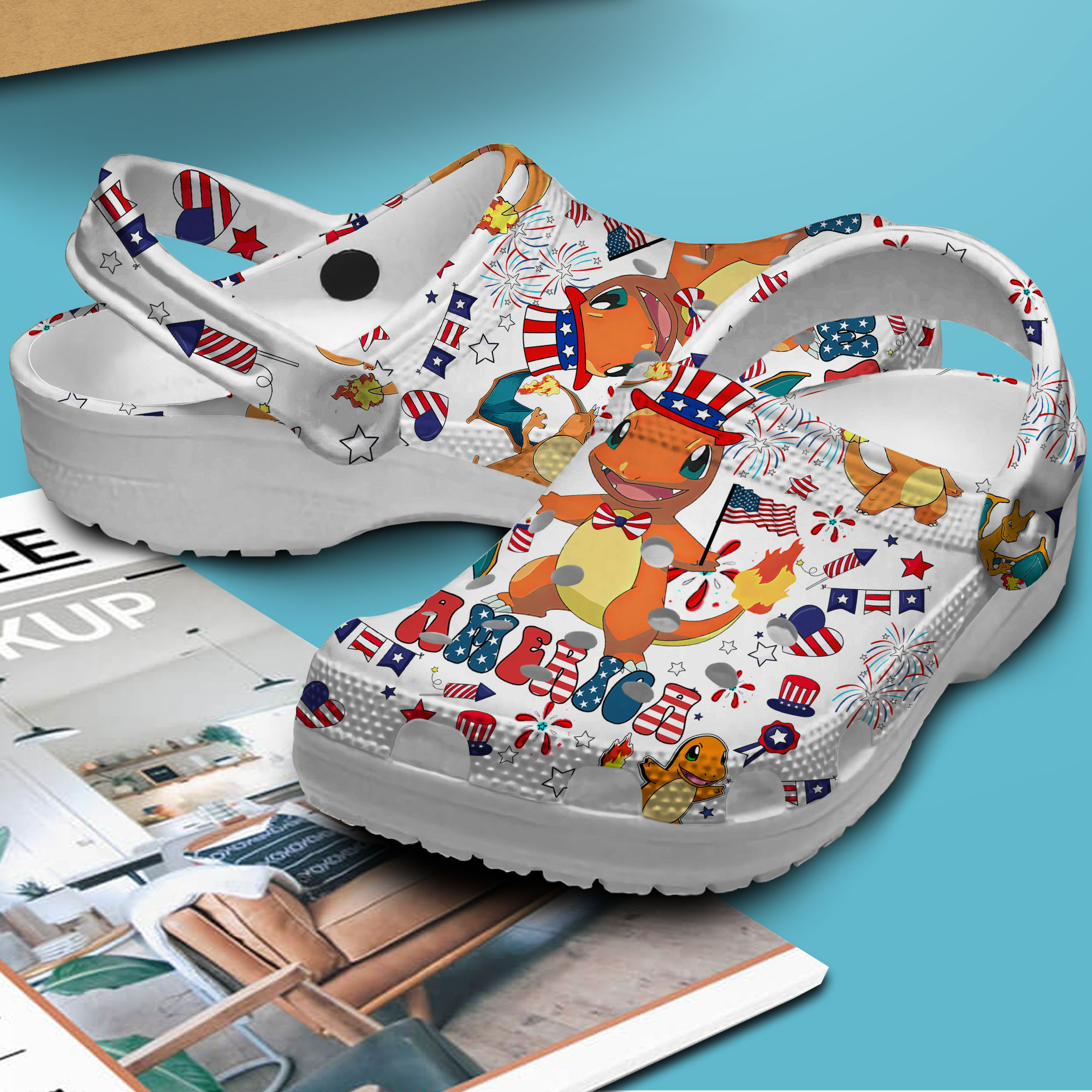 Merchidea Pokemon Cartoon Crocs Crocband Clogs Shoes Comfortable For Men Women and Kids