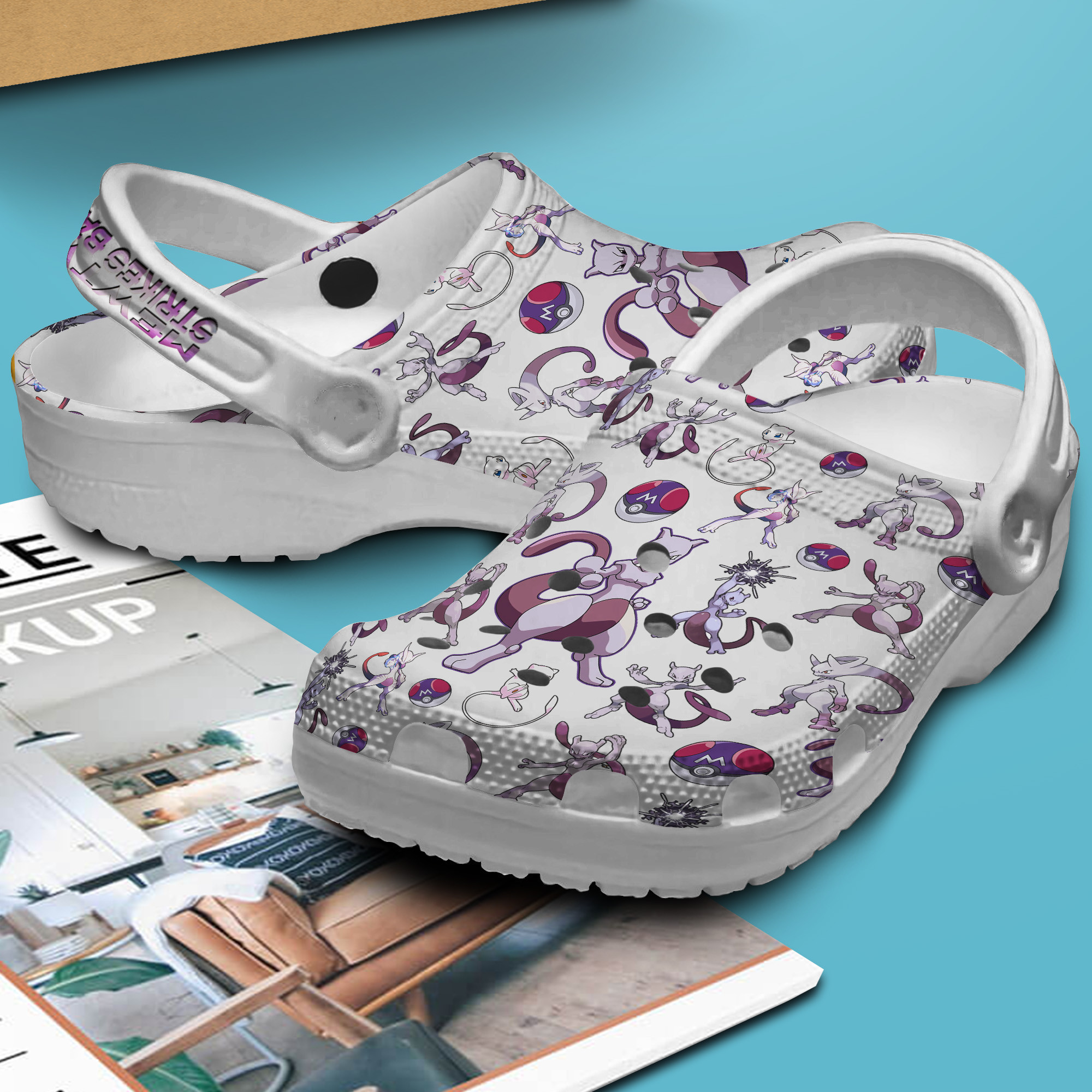 Merchidea Pokemon Movie Crocs Crocband Clogs Shoes Comfortable For Men Women and Kids