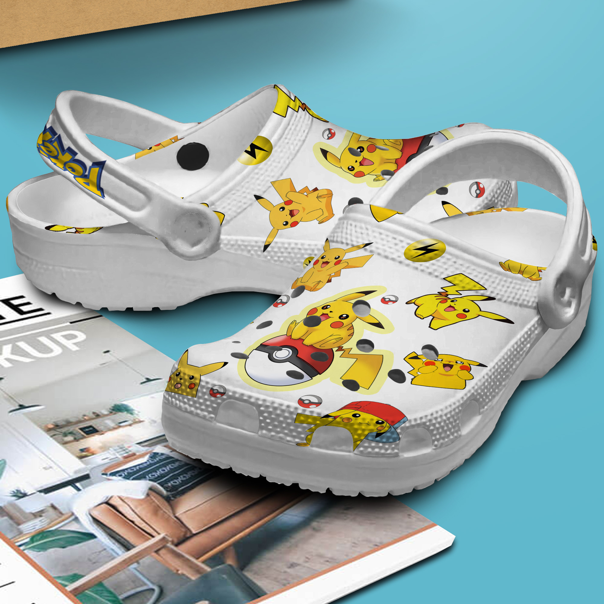Merchidea Pokemon Movie Crocs Crocband Clogs Shoes Comfortable For Men Women and Kids