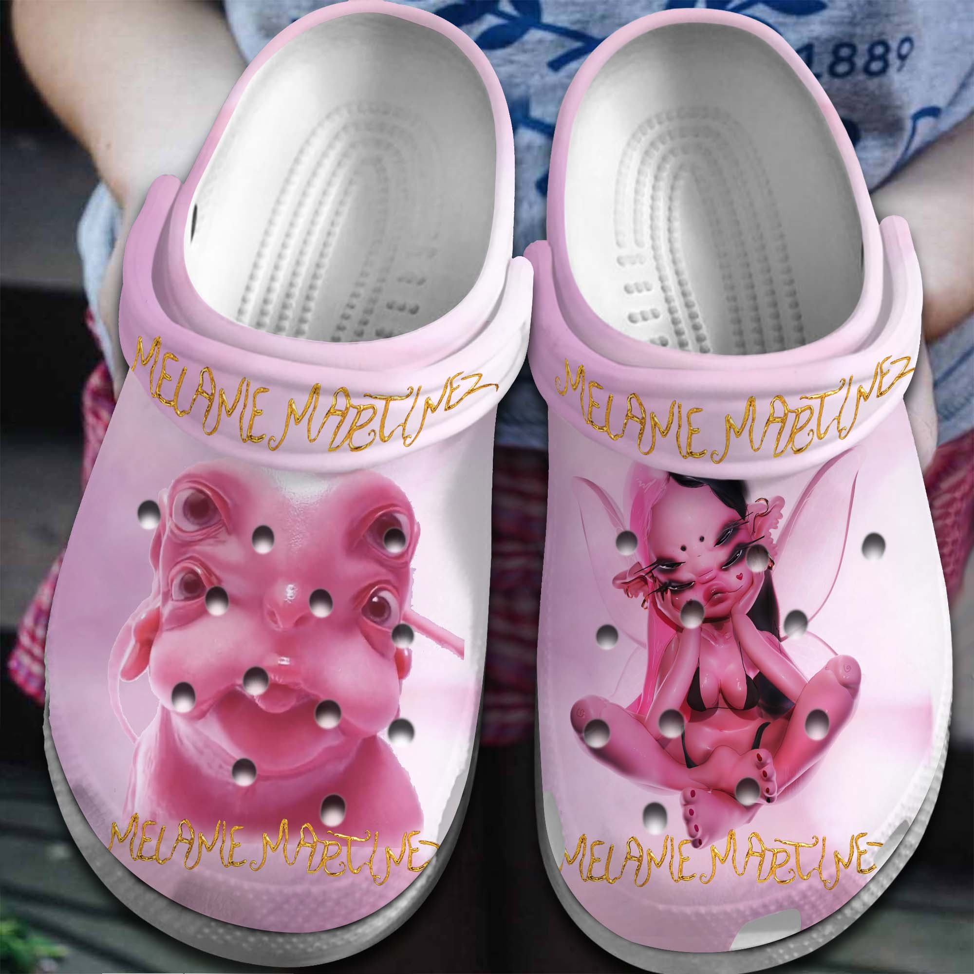 Merchidea Portals Melanie Martinez Singer Music Crocs Crocband Clogs Shoes Comfortable For Men Women and Kids