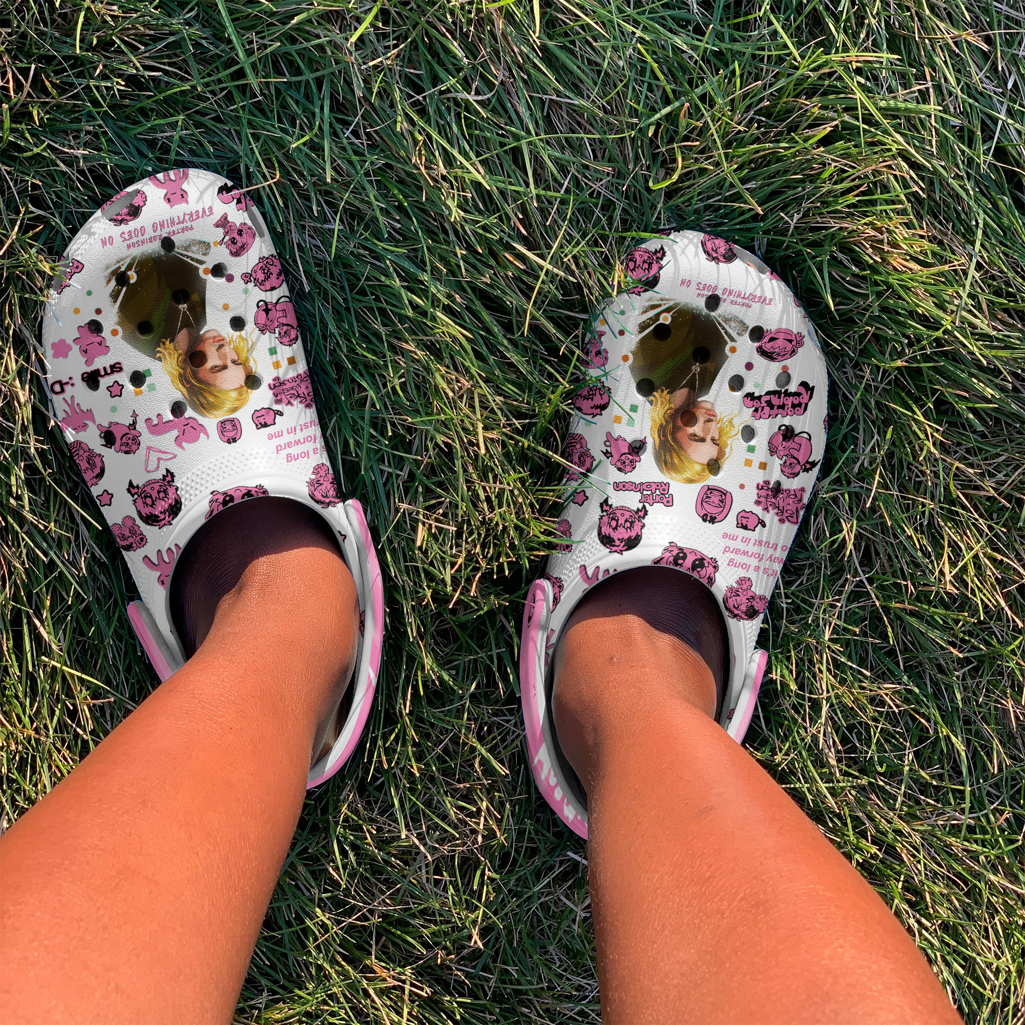 Merchidea Porter Robinson Music Crocs Crocband Clogs Shoes Comfortable For Men Women and Kids