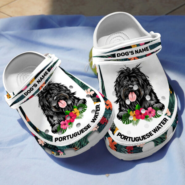 Merchidea Portuguese Water Dog Crocs Crocband Clogs Shoes Comfortable For Men Women and Kids