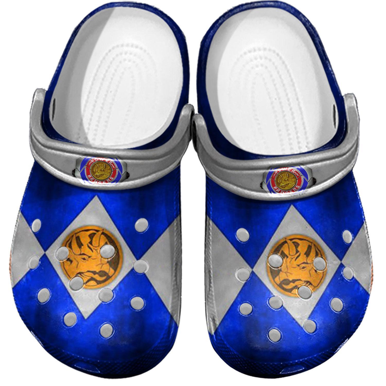 Merchidea Power Rangers Dino Thunder Movie Crocs Crocband Clogs Shoes Comfortable For Men Women and Kids