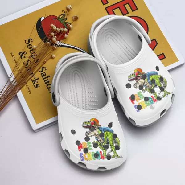 Merchidea Pre School Dinosaur Crocs Crocband Clogs Shoes Comfortable For Men Women and Kids