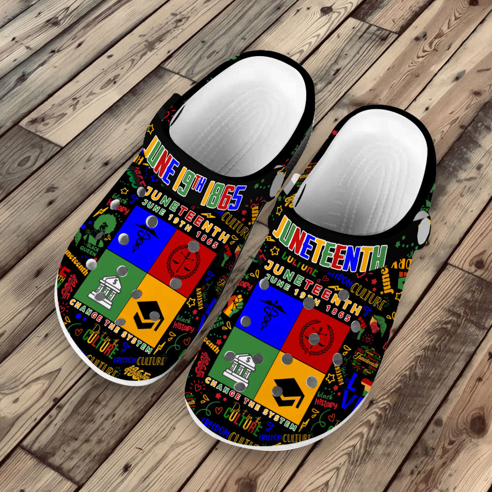 Merchidea Premium Juneteenth Crocs Crocband Clogs Shoes For Men Women and Kids