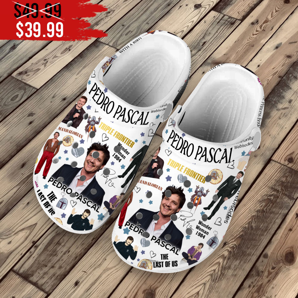 Merchidea Premium Pedro Pascal Movie Crocs Crocband Clogs Shoes For Men Women and Kids