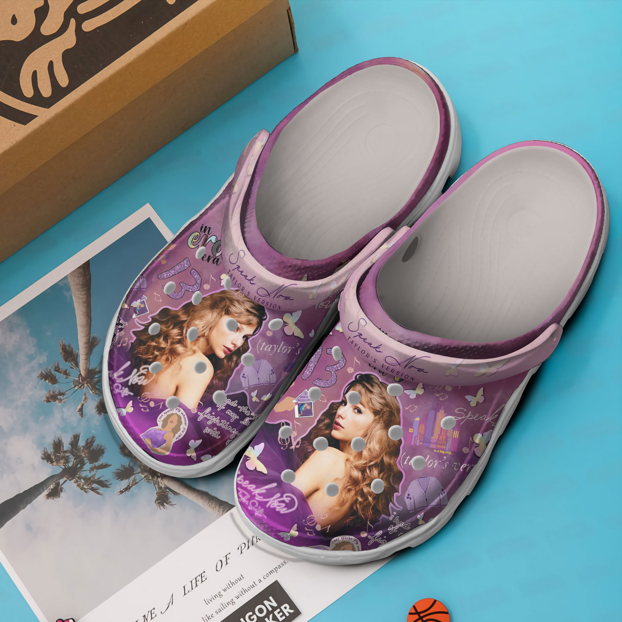 Merchidea Premium Taylor Swift Music Crocs Crocband Clogs Shoes For Men Women and Kids