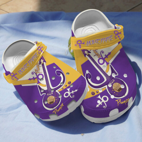 Merchidea Prince's Guitar Crocs Crocband Clogs Shoes Comfortable For Men Women and Kids