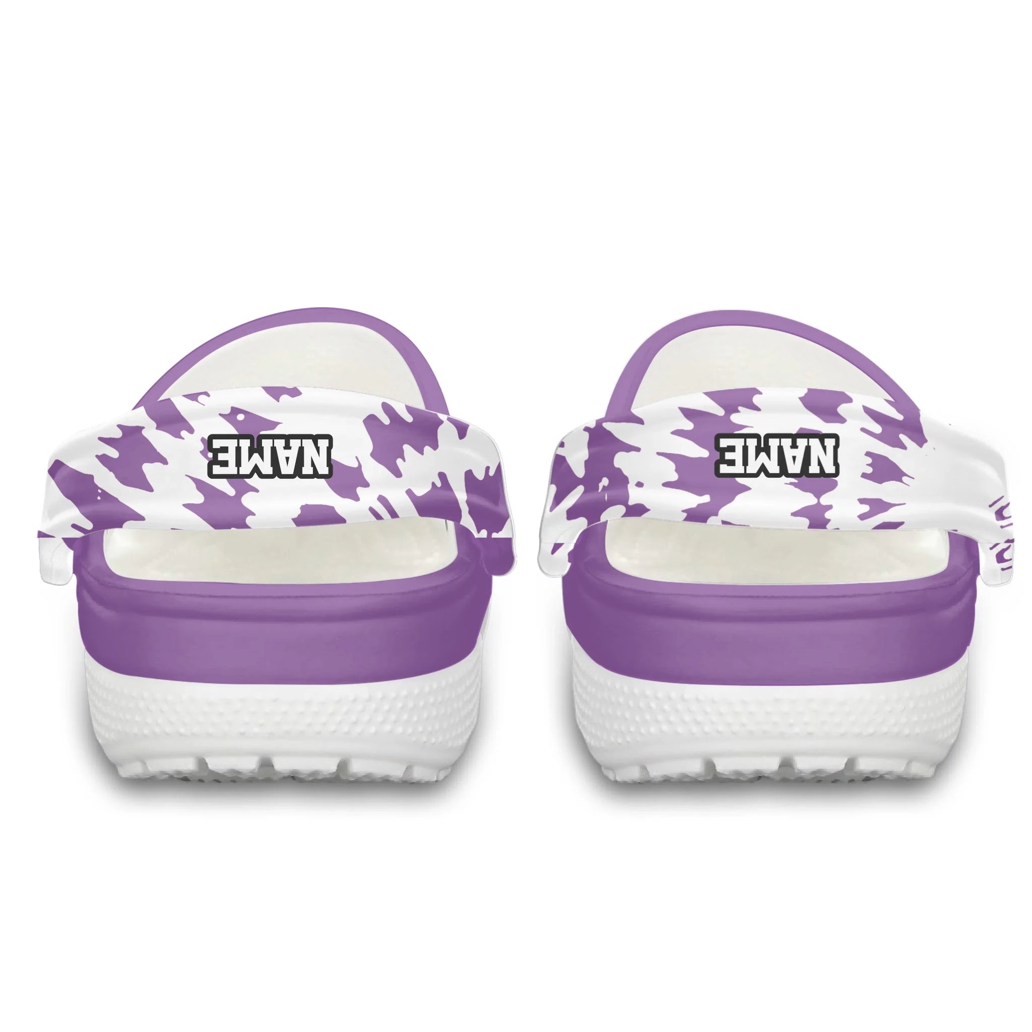 Merchidea Purple Tie-Dye Basketball Sport Crocs Crocband Clogs Shoes Comfortable For Men Women and Kids