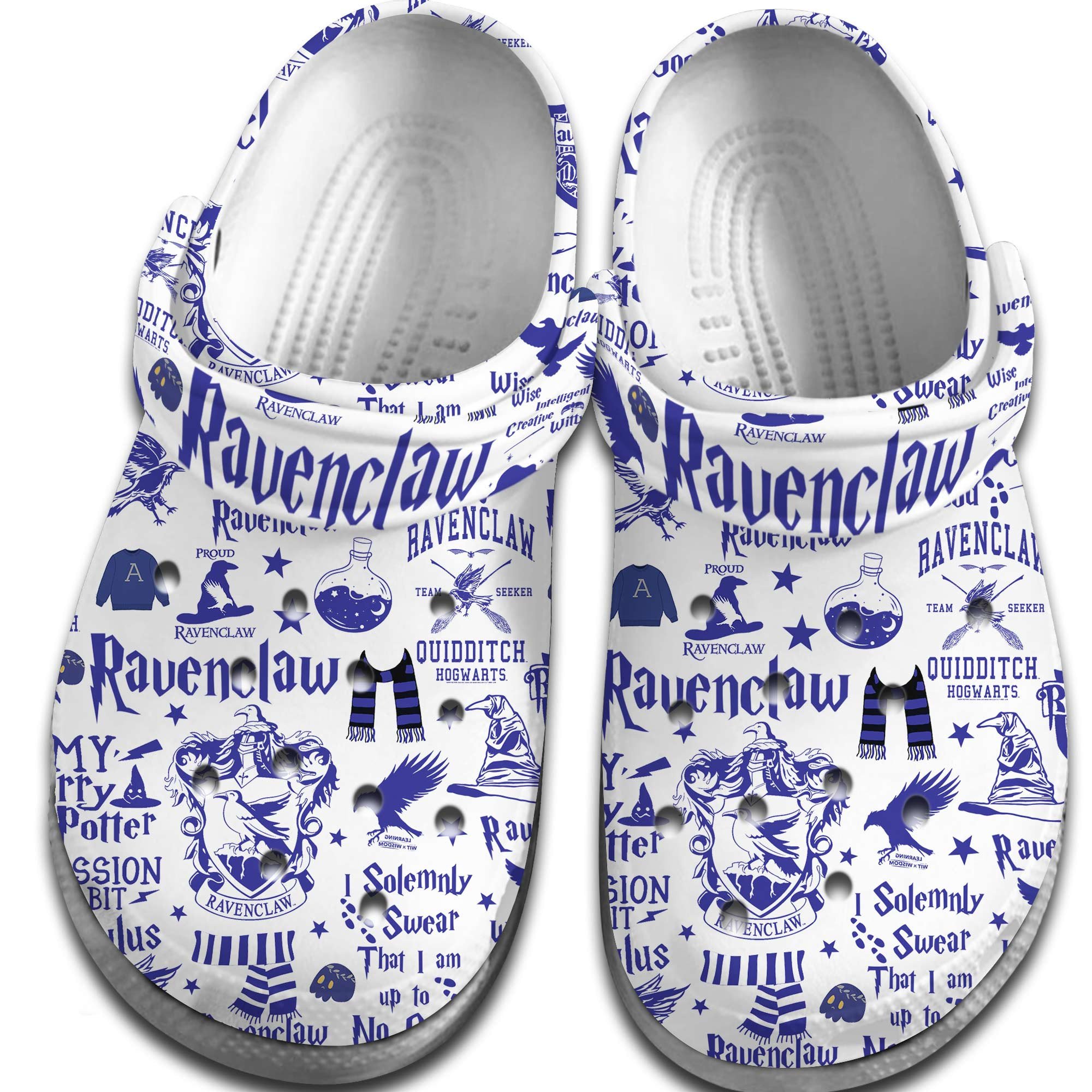 Merchidea ravenclaw Harry Potter Movie Crocs Crocband Clogs Shoes Comfortable For Men Women and Kids