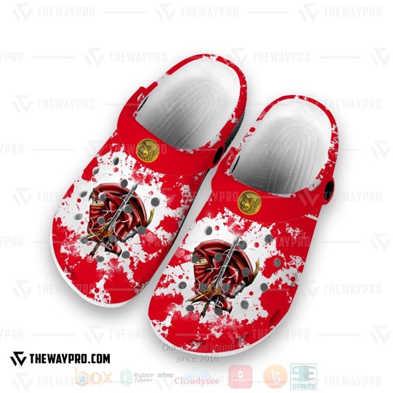 Merchidea Red Ape Power Rangers Movie Crocs Crocband Clogs Shoes Comfortable For Men Women and Kids
