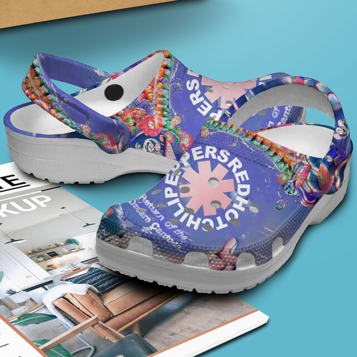 Merchidea Red Hot Chili Peppers Music Crocs Crocband Clogs Shoes Comfortable For Men Women and Kids