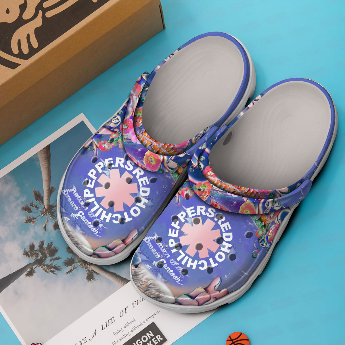 Merchidea Red Hot Chili Peppers Music Crocs Crocband Clogs Shoes Comfortable For Men Women and Kids