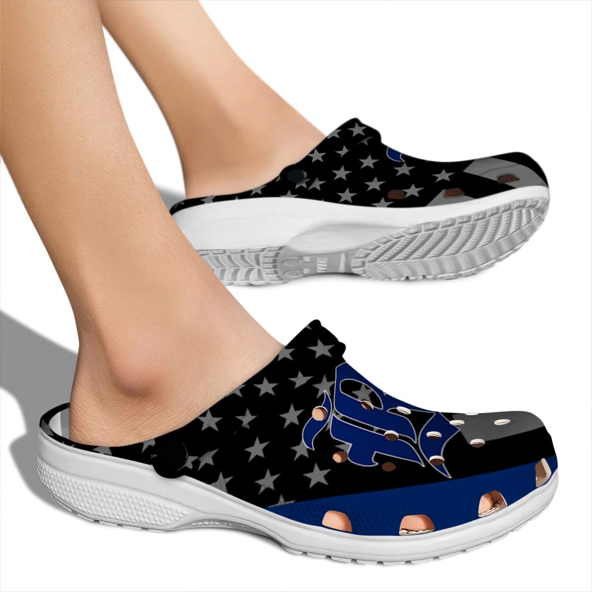 Merchidea Rice Owls NCAA Sport Crocs Crocband Clogs Shoes Comfortable For Men Women and Kids