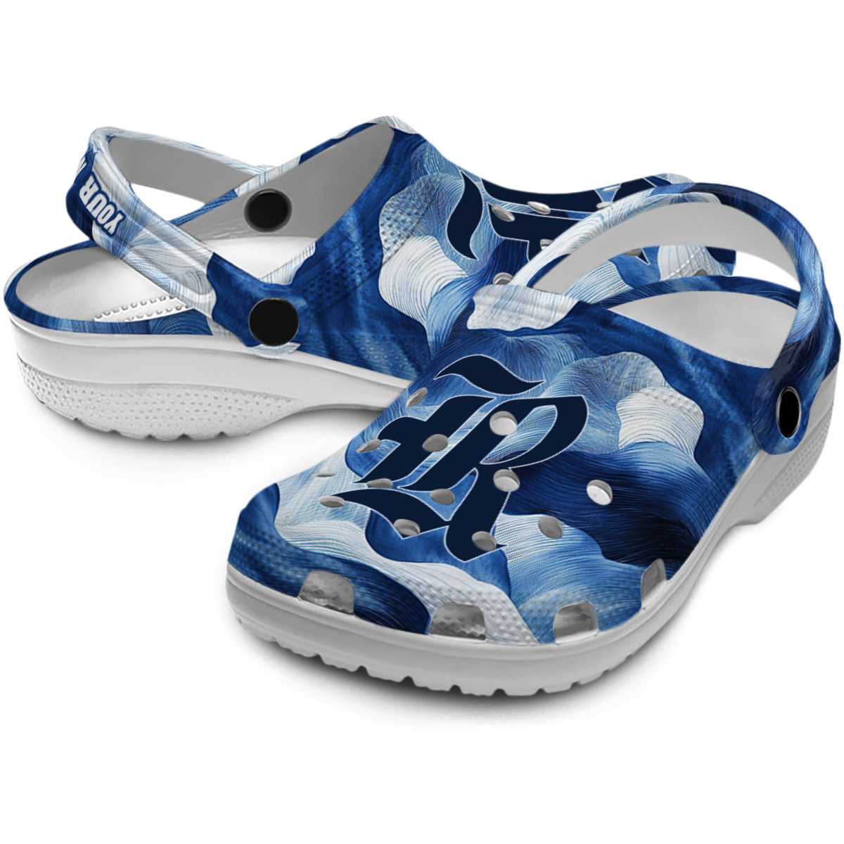 Merchidea Rice Owls NCAA Sport Crocs Crocband Clogs Shoes Comfortable For Men Women and Kids