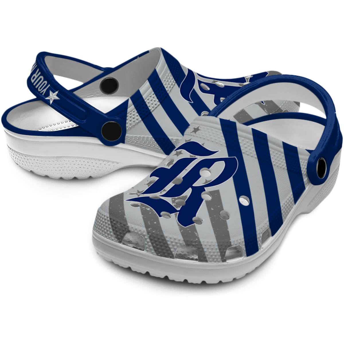 Merchidea Rice Owls NCAA Sport Crocs Crocband Clogs Shoes Comfortable For Men Women and Kids