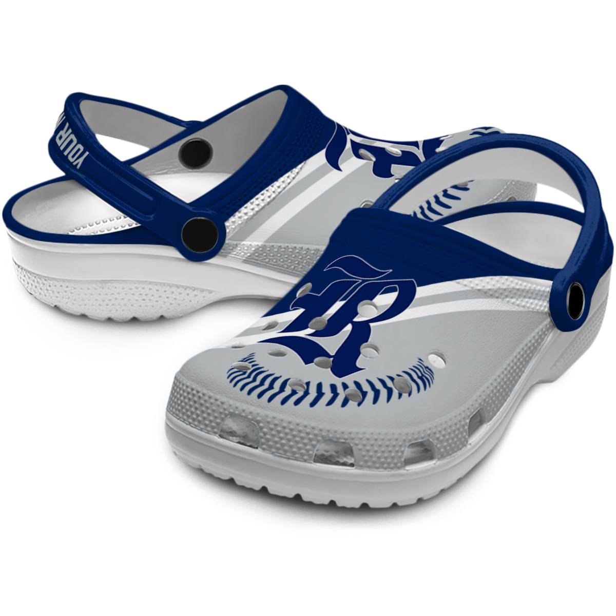 Merchidea Rice Owls NCAA Sport Crocs Crocband Clogs Shoes Comfortable For Men Women and Kids