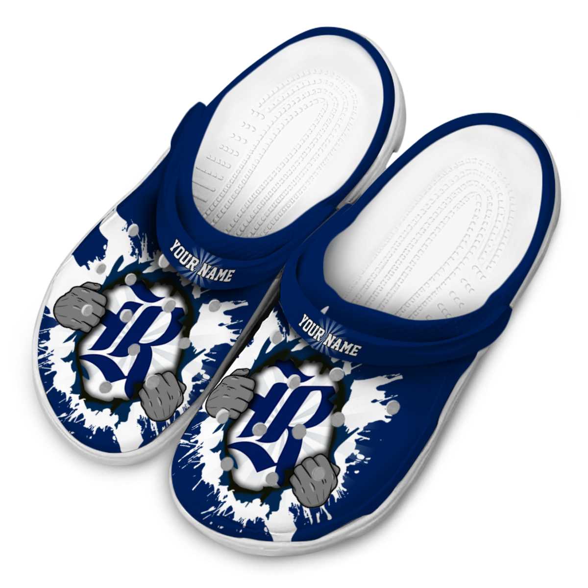 Merchidea Rice Owls NCAA Sport Crocs Crocband Clogs Shoes Comfortable For Men Women and Kids