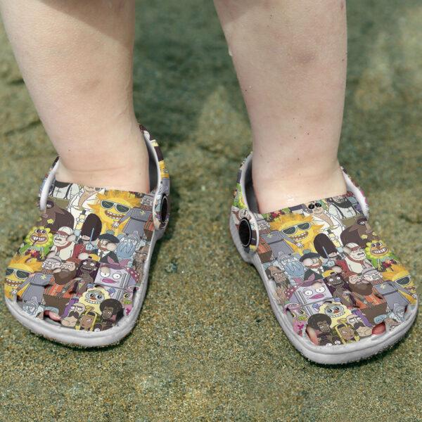 Merchidea Rick And Morty TV Series Crocs Crocband Clogs Shoes Comfortable For Men Women and Kids