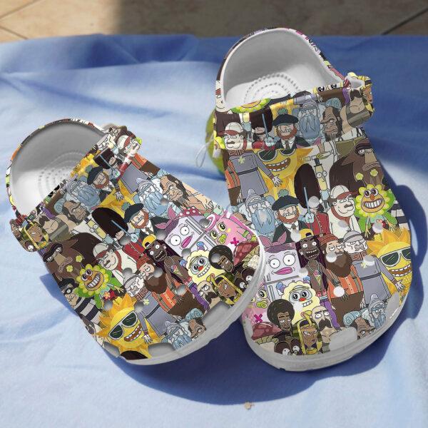 Merchidea Rick And Morty TV Series Crocs Crocband Clogs Shoes Comfortable For Men Women and Kids