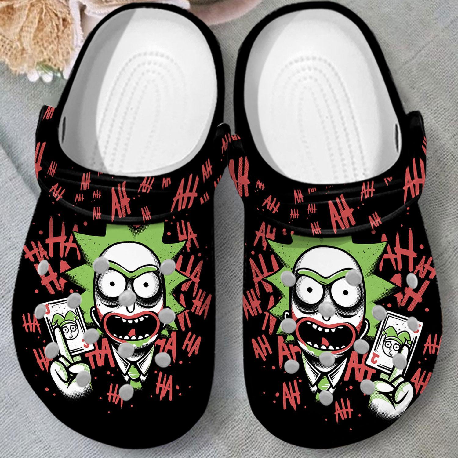 Merchidea Rick And Morty TV Series Crocs Crocband Clogs Shoes Comfortable For Men Women and Kids