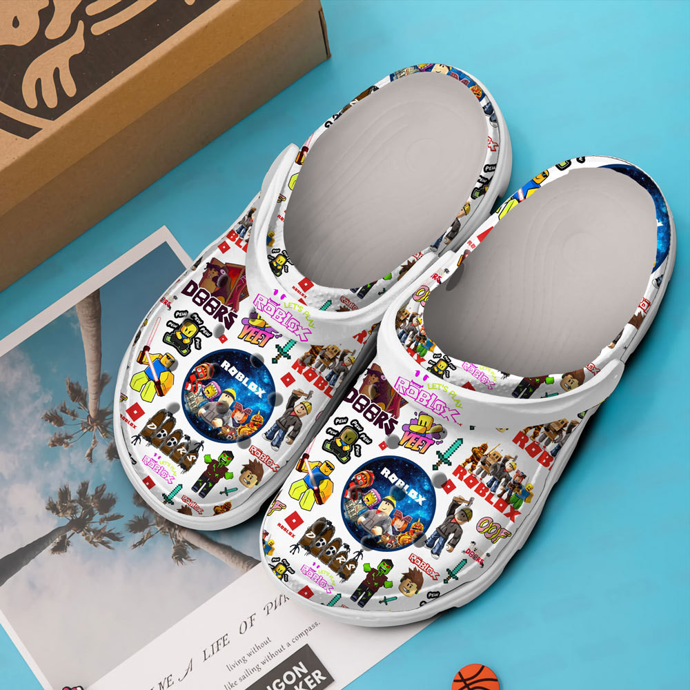 Merchidea Roblox Game Crocs Crocband Clogs Shoes Comfortable For Men Women and Kids