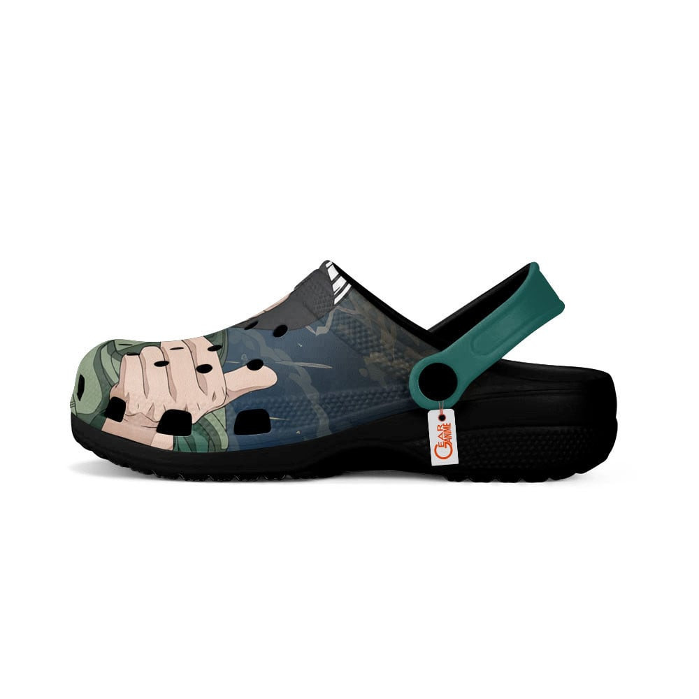 Merchidea Rock Lee and Might Guy Naruto Shippuden Anime Crocs Crocband Clogs Shoes Comfortable For Men Women and Kids