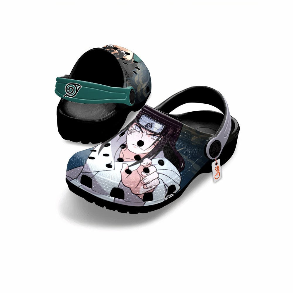 Merchidea Rock Lee and Neji Hyuga Naruto Shippuden Anime Crocs Crocband Clogs Shoes Comfortable For Men Women and Kids
