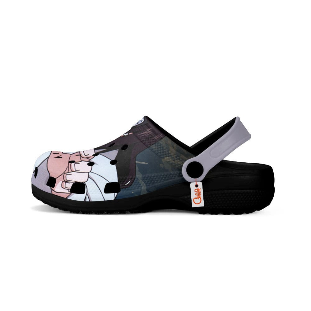Merchidea Rock Lee and Neji Hyuga Naruto Shippuden Anime Crocs Crocband Clogs Shoes Comfortable For Men Women and Kids