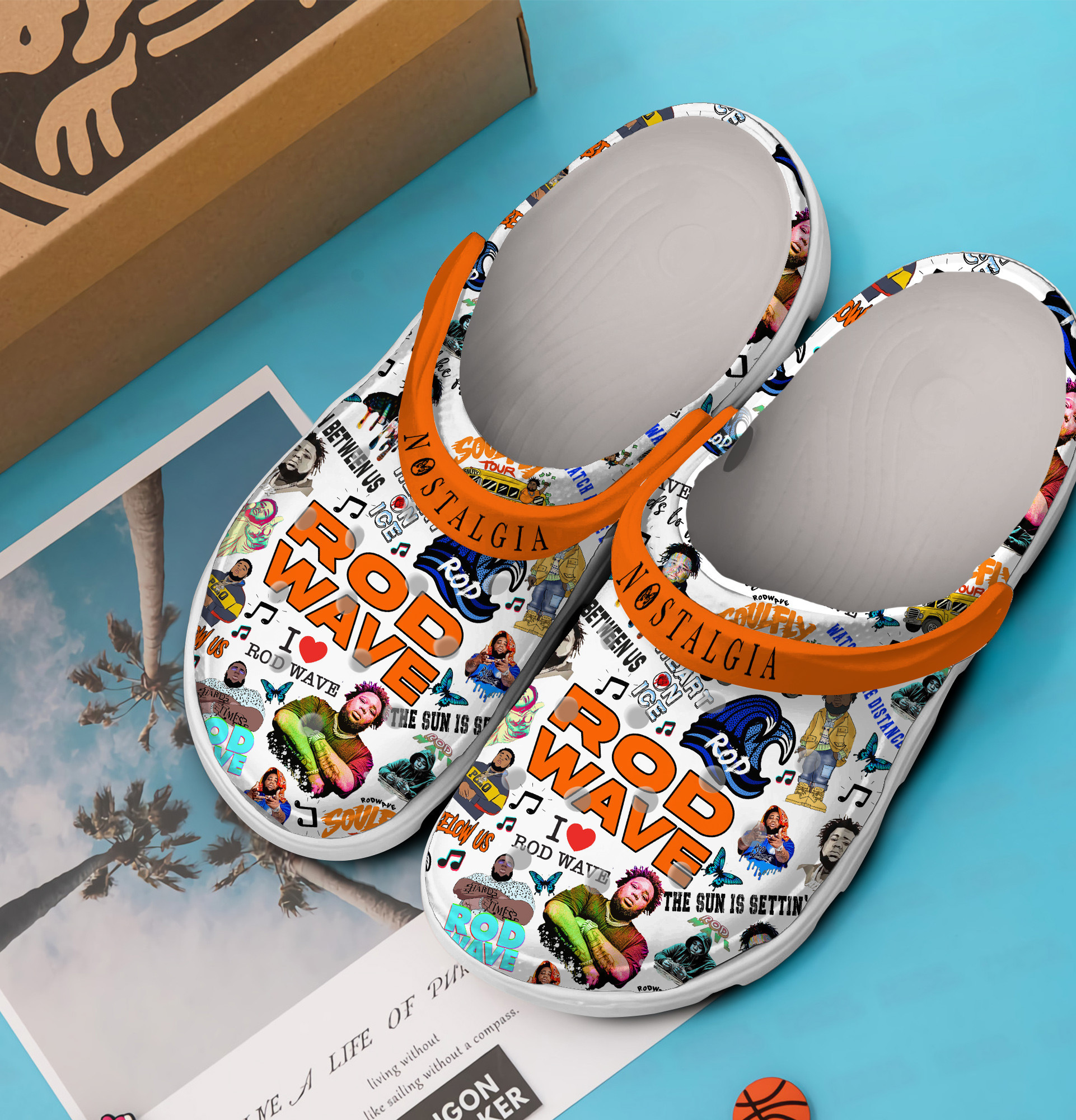 Merchidea Rod Wave Music Crocs Crocband Clogs Shoes Comfortable For Men Women and Kids