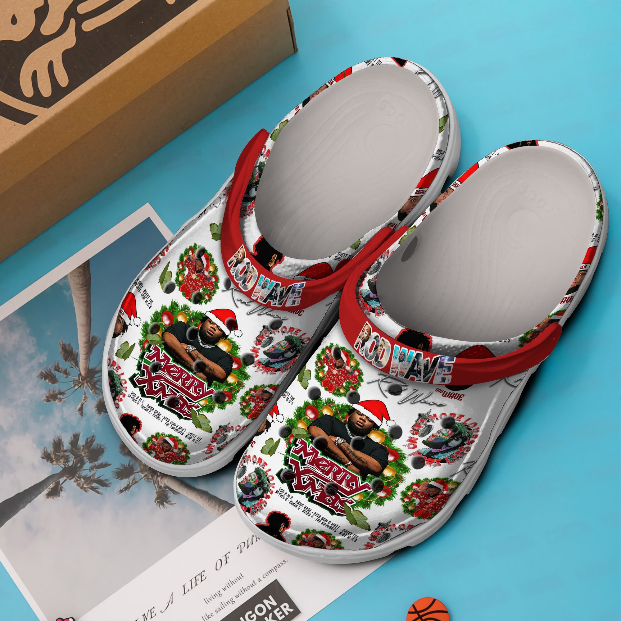 Merchidea Rod Wave Rapper Music Crocs Crocband Clogs Shoes Comfortable For Men Women and Kids