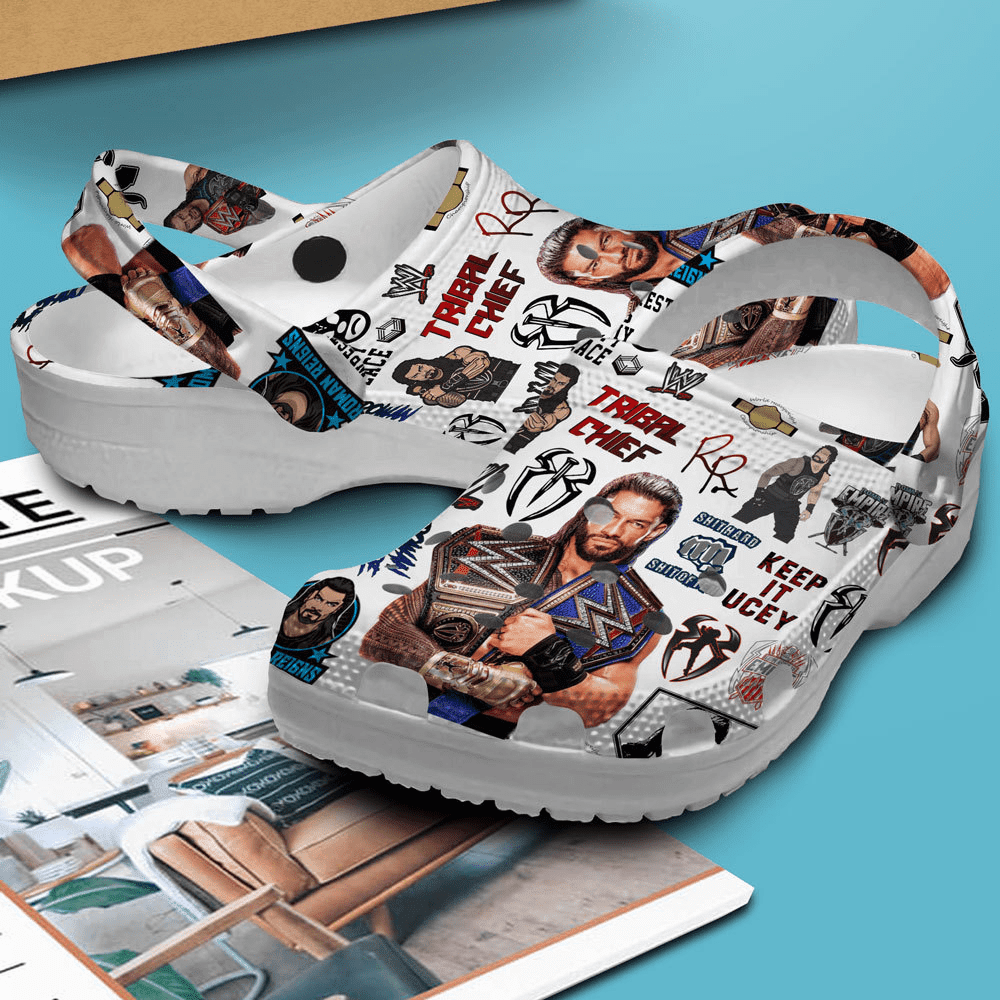 Merchidea Roman Reigns Crocs Crocband Clogs Shoes Comfortable For Men Women and Kids