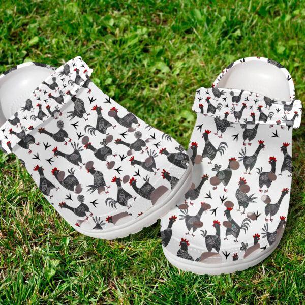 Merchidea Roosters Crocs Crocband Clogs Shoes Comfortable For Men Women and Kids