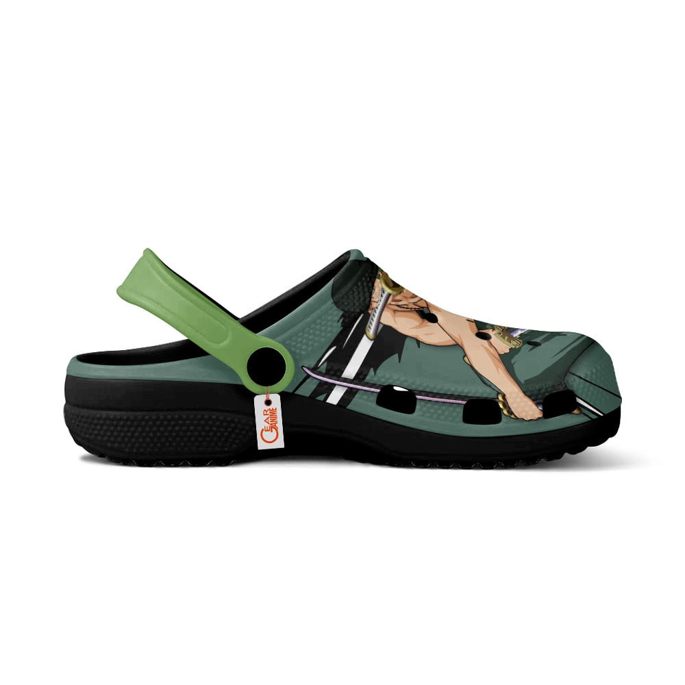 Merchidea Roronoa Zoro One Piece Anime Crocs Crocband Clogs Shoes Comfortable For Men Women and Kids
