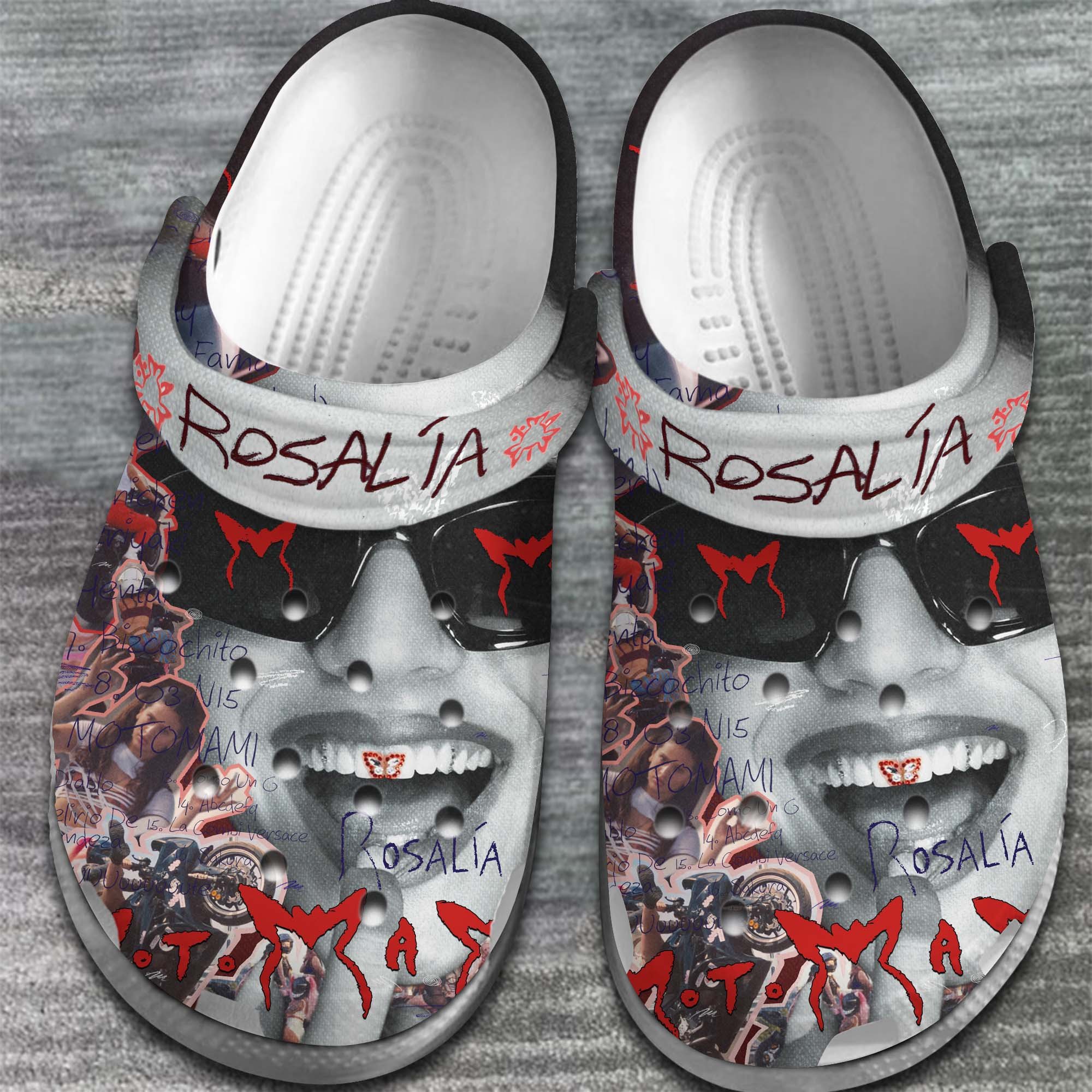 Merchidea Rosalia Singer Music Crocs Crocband Clogs Shoes Comfortable For Men Women and Kids