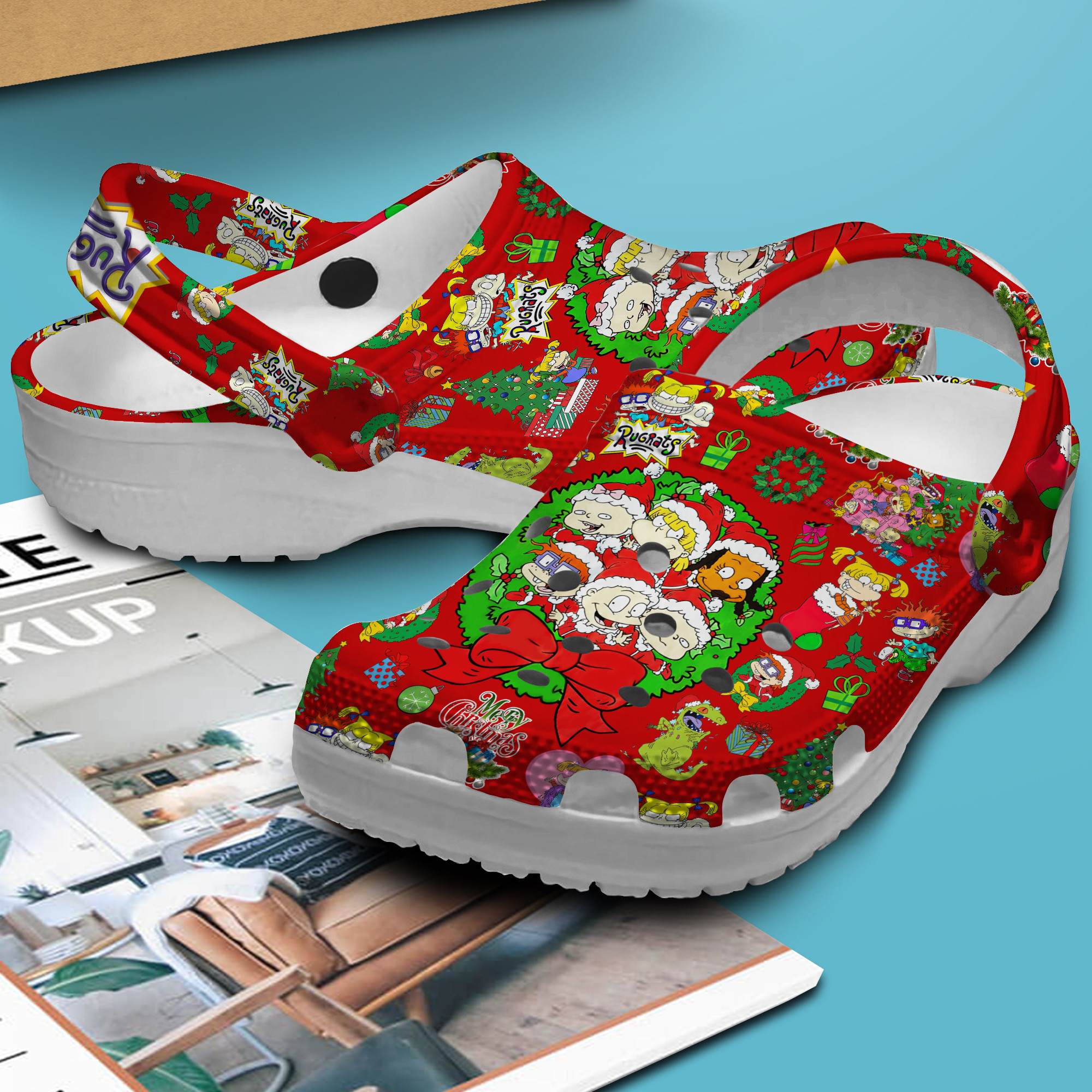 Merchidea Rugrats TV Series Crocs Crocband Clogs Shoes Comfortable For Men Women and Kids