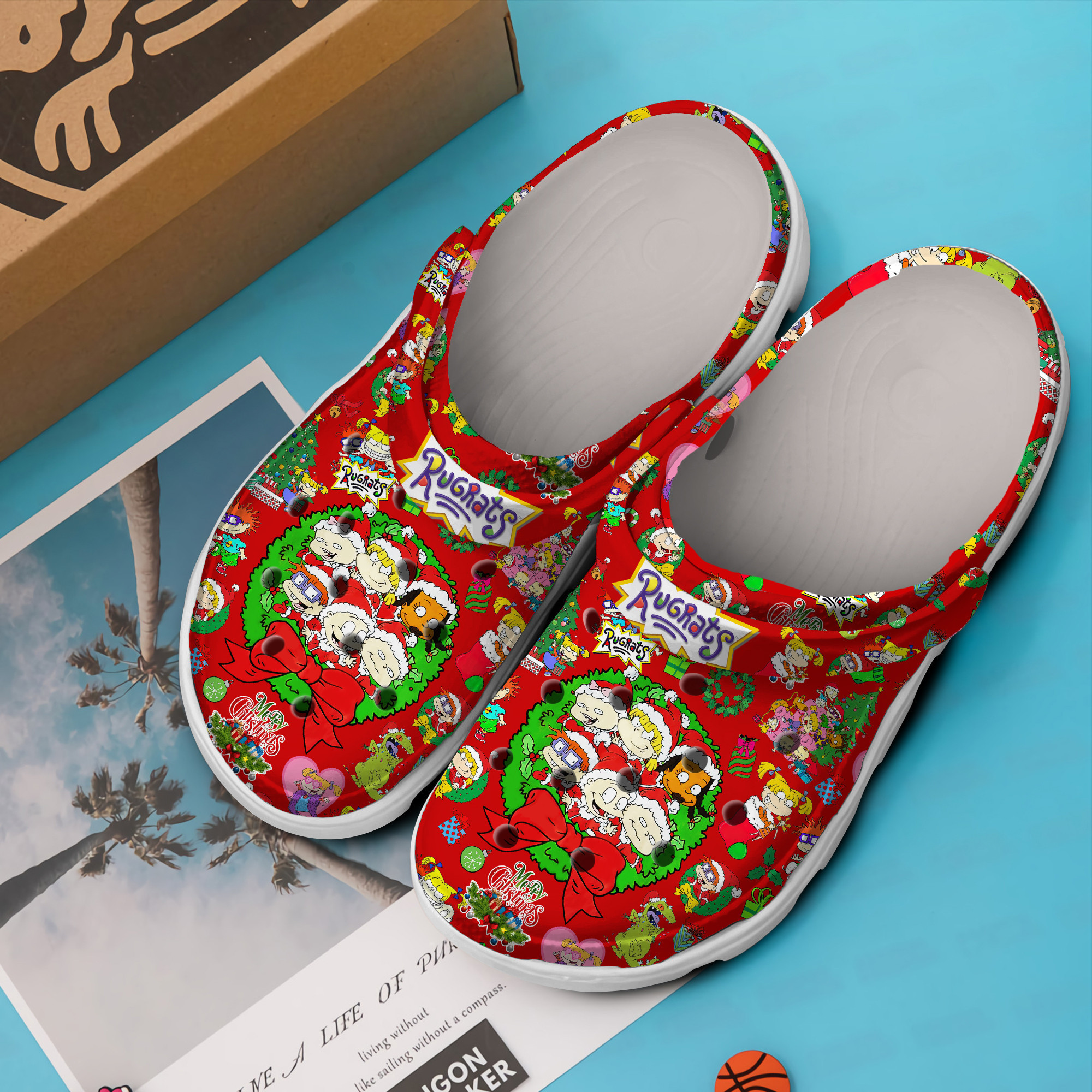 Merchidea Rugrats TV Series Crocs Crocband Clogs Shoes Comfortable For Men Women and Kids