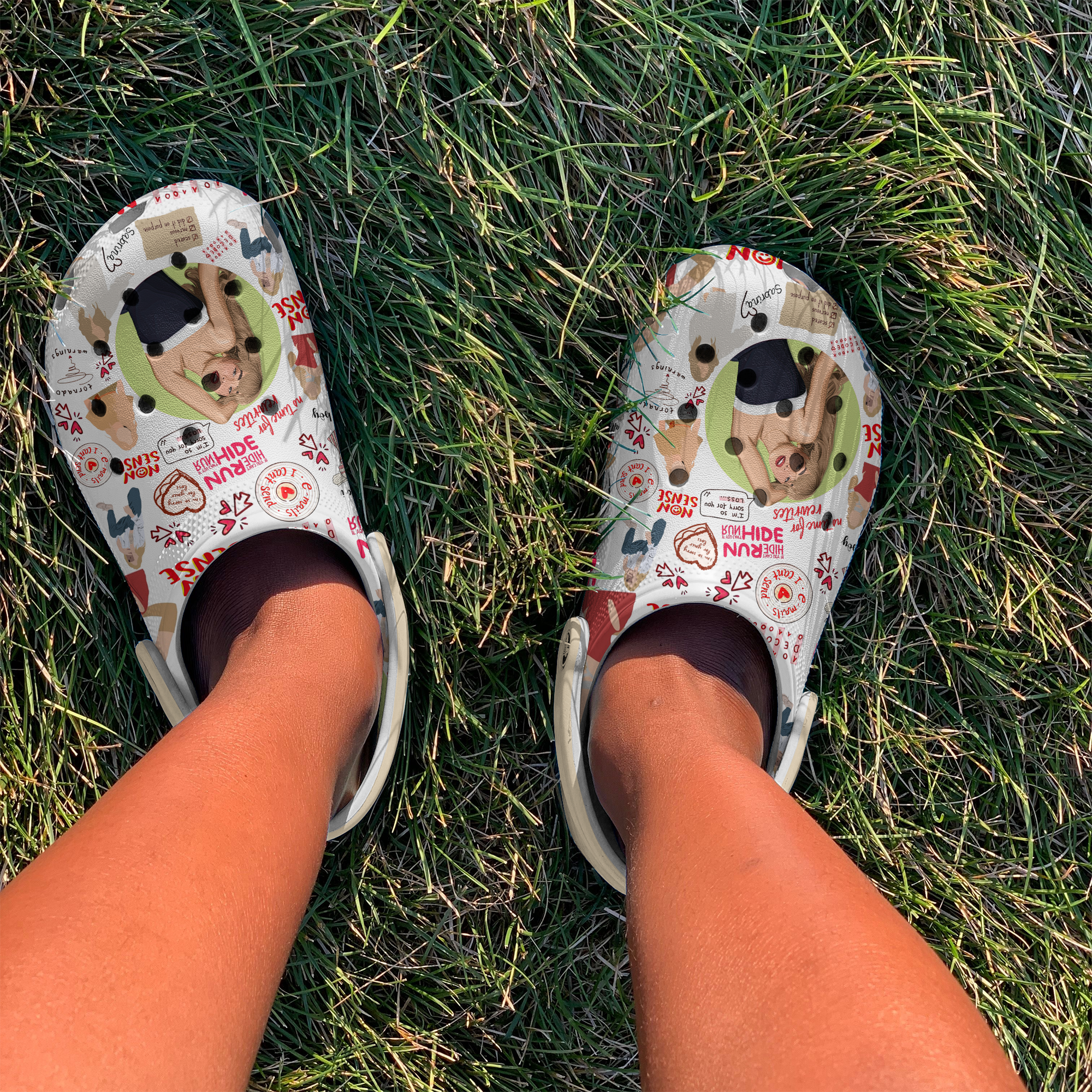 Merchidea Sabrina Carpenter Music Crocs Crocband Clogs Shoes Comfortable For Men Women and Kids