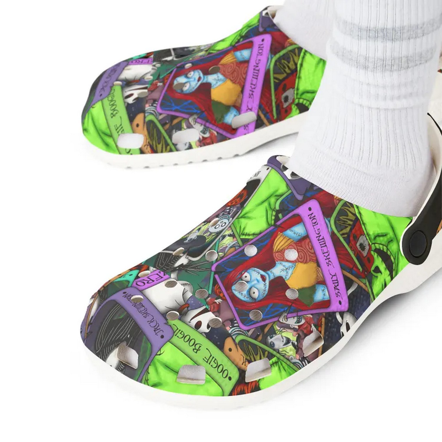 Merchidea Sally The Nightmare Before Christmas MovieCrocs Crocband Clogs Shoes Comfortable For Men Women and Kids