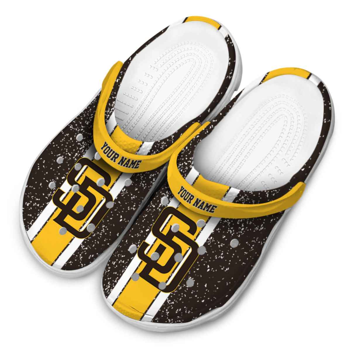 Merchidea San Diego Padres MLB Sport Crocs Crocband Clogs Shoes Comfortable For Men Women and Kids
