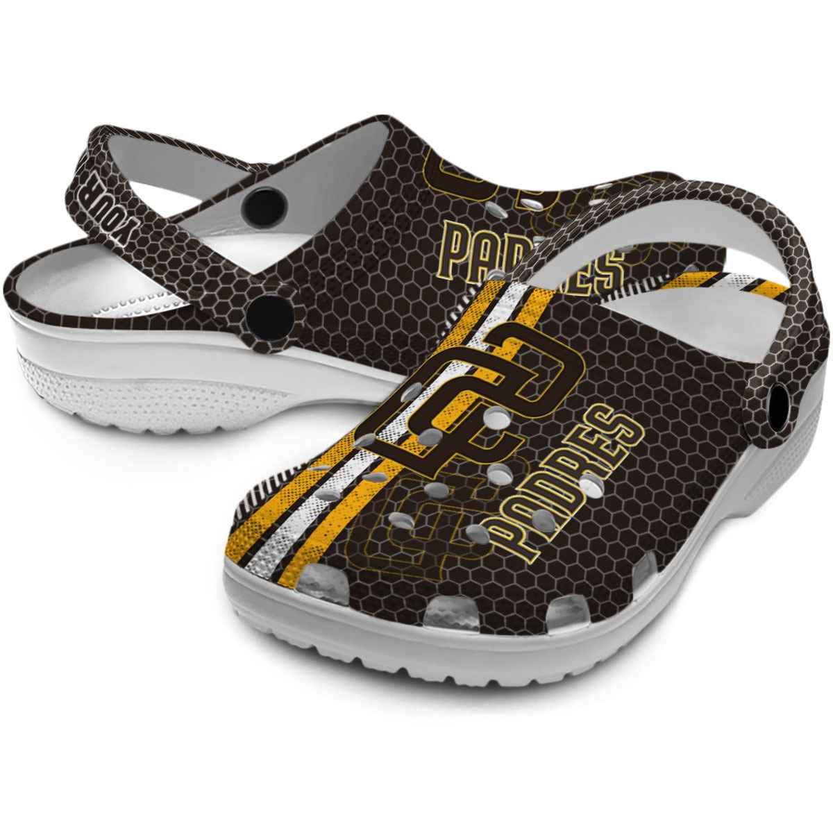 Merchidea San Diego Padres MLB Sport Crocs Crocband Clogs Shoes Comfortable For Men Women and Kids