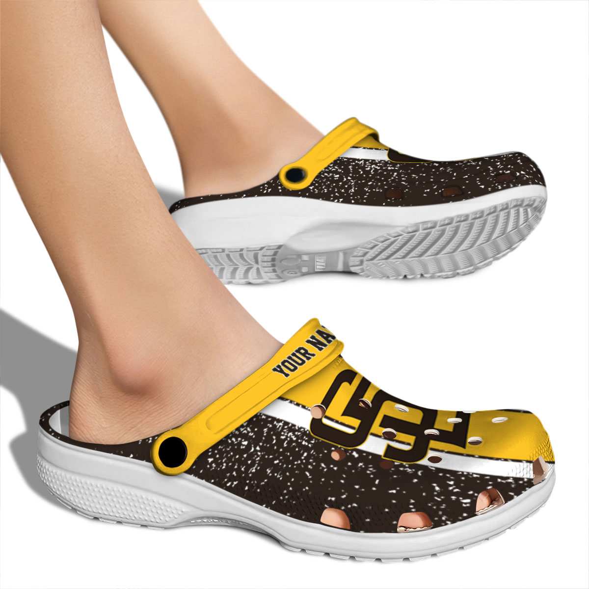 Merchidea San Diego Padres MLB Sport Crocs Crocband Clogs Shoes Comfortable For Men Women and Kids