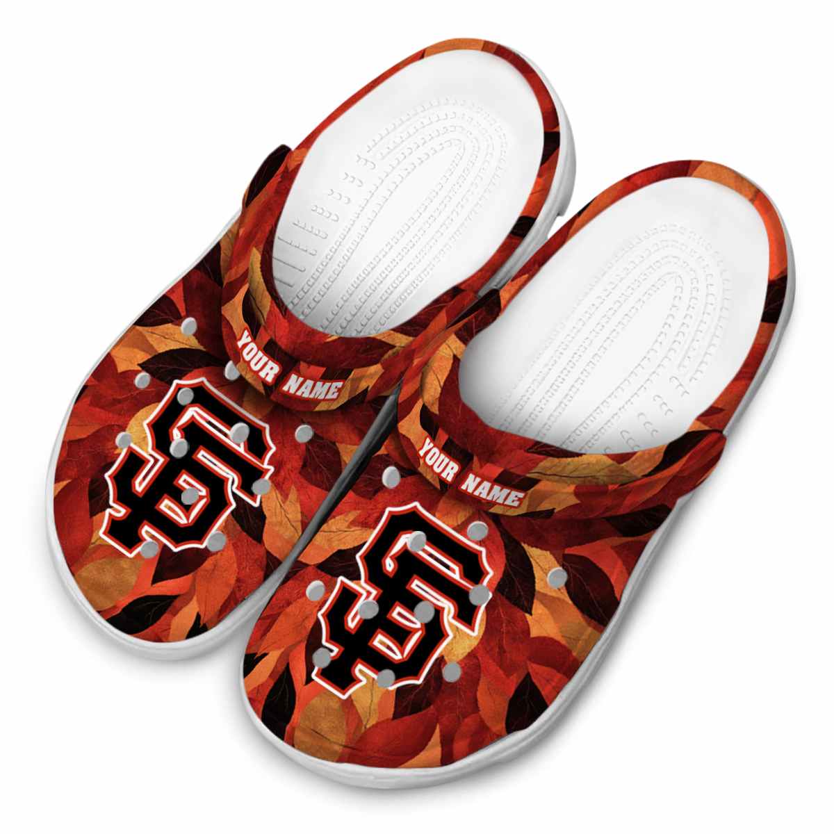 Merchidea San Francisco Giants MLB Sport Crocs Crocband Clogs Shoes Comfortable For Men Women and Kids