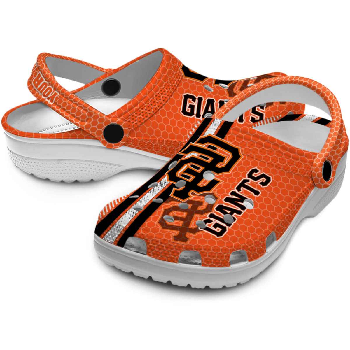 Merchidea San Francisco Giants MLB Sport Crocs Crocband Clogs Shoes Comfortable For Men Women and Kids